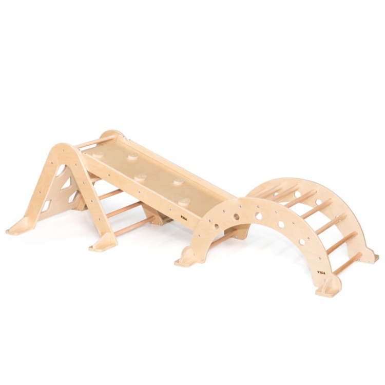 VIGA Drewniany Bujak Naturalny Montessori5.jpg