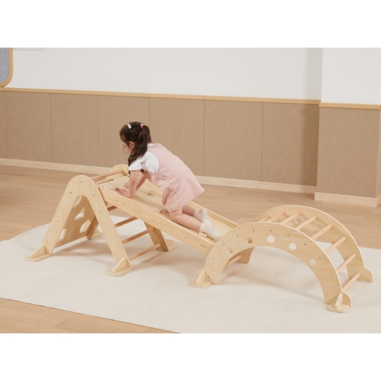 VIGA Drewniany Bujak Naturalny Montessori7.jpg
