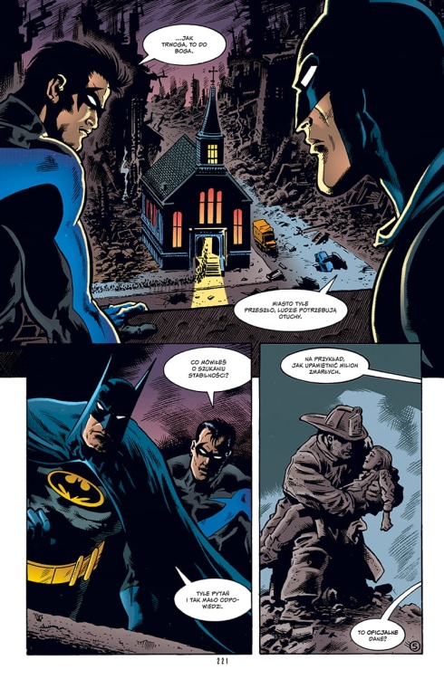 Wstrząsy wtórne. Batman. Ziemia niczyja. Tom 23.jpg