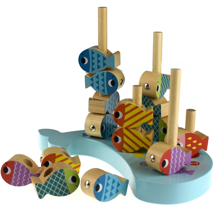 TOOKY TOY Drewniana Gra Wieloryb i Rybki Wielofunkcyjna 4 w 14.jpeg