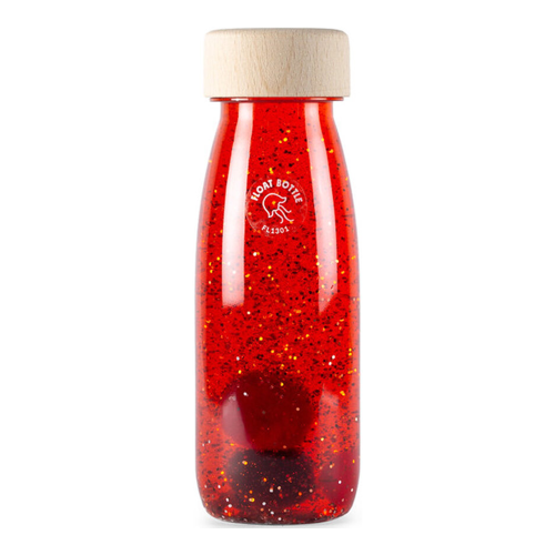 Petit Boum, Butelka sensoryczna FLOAT czerwona.png