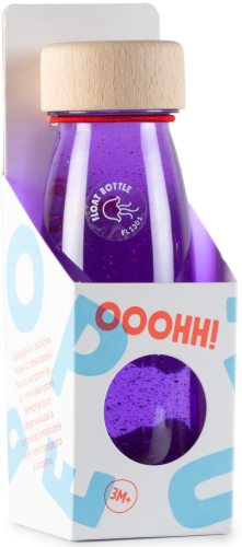 Petit Boum, Butelka sensoryczna FLOAT fioletowa3.png
