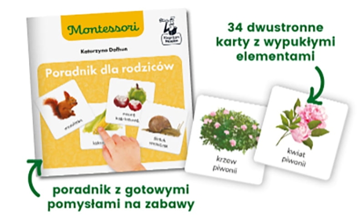 Montessori. Przyroda tu i tam. Karty sensoryczne z książeczką. Kapitan Nauka22.jpg