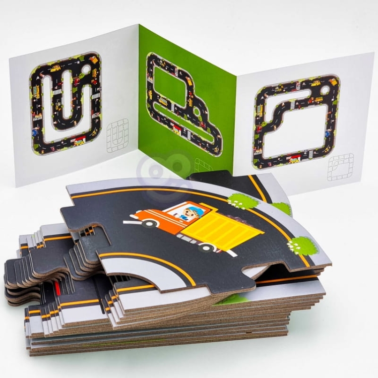 TOOKY TOY Droga Puzzle dla Dzieci Autostrada Makieta 21 el. Certyfikat FSC2.jpg
