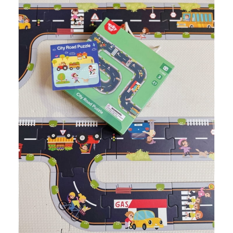 TOOKY TOY Droga Puzzle dla Dzieci Autostrada Makieta 21 el. Certyfikat FSC3.jpg