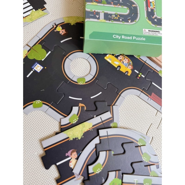 TOOKY TOY Droga Puzzle dla Dzieci Autostrada Makieta 21 el. Certyfikat FSC5.jpg