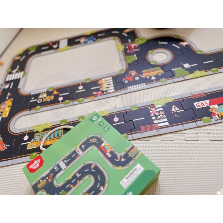 TOOKY TOY Droga Puzzle dla Dzieci Autostrada Makieta 21 el. Certyfikat FSC6.jpg