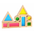 TOOKY TOY Drewniane Kolorowe Klocki Lustra Zestaw 8 el. FSC.png