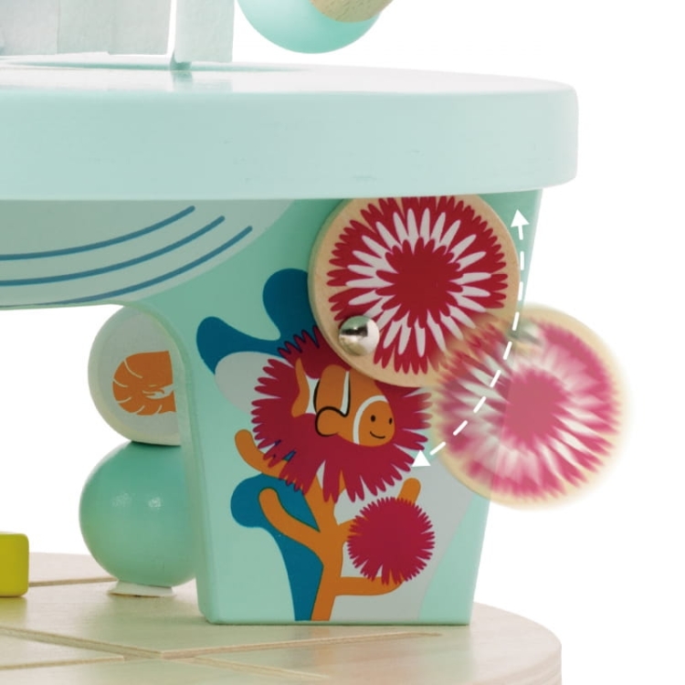 CLASSIC WORLD Drewniany Edukacyjny Labirynt Przeplatanka Życie Morskie 18m+6.jpg