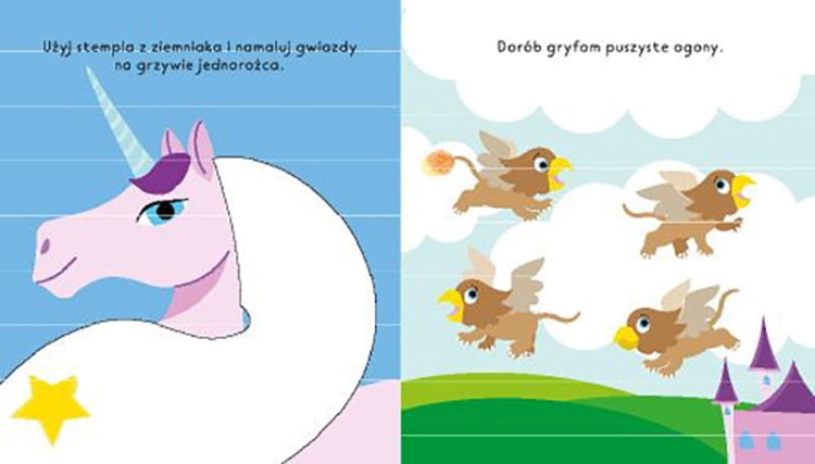 JEDNOROŻCE. Maluj paluszkiem3.png