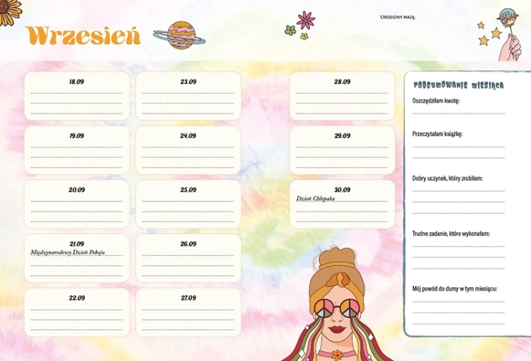 Good vibes. Kalendarz szkolny5.webp