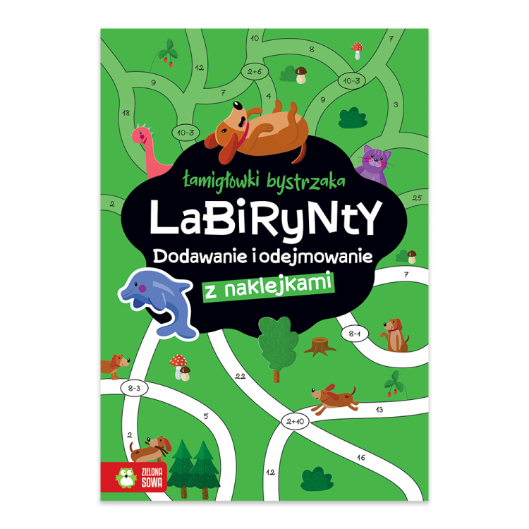 Labirynty. Dodawanie i odejmowanie. Łamigłówki bystrzaka.png