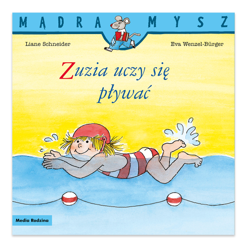 Zuzia uczy się pływać. Mądra Mysz.png