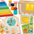 Tooky Toy Edukacyjne Pudełko Montessori Układanka Liczydło Tablica Pogody 6w1 od 3 Lat7.jpg