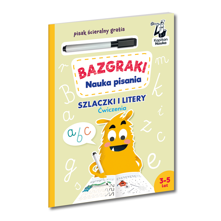 Szlaczki i litery. Ćwiczenia. Nauka pisania. Bazgraki.png