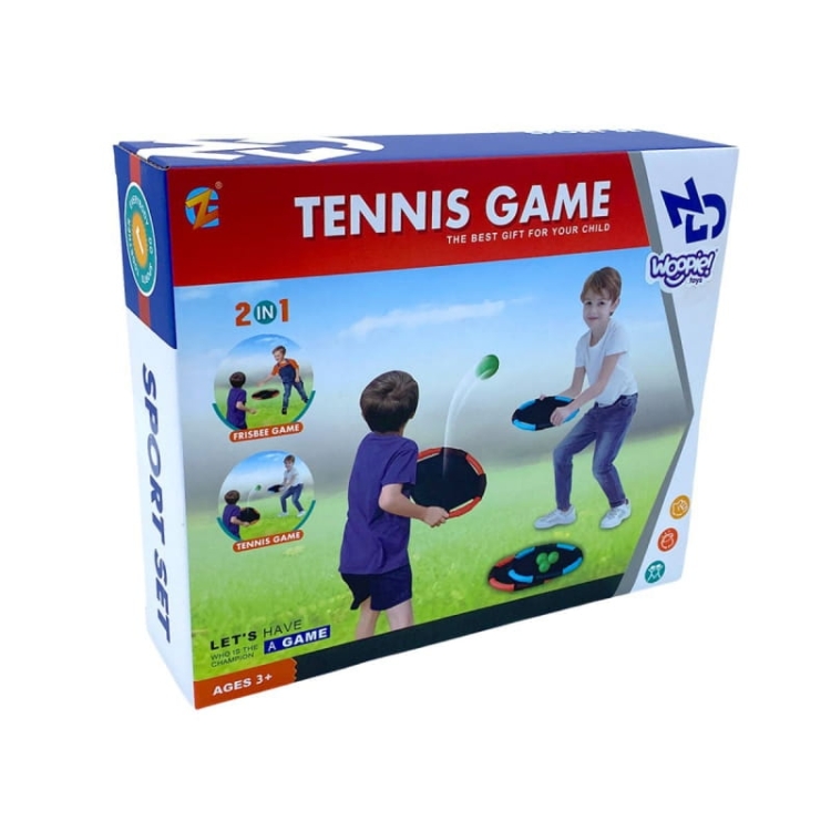 WOOPIE Gra Zręcznościowa 2w1 Tennis Frisbee3.jpg