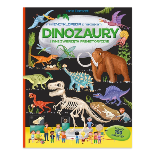 Dinozaury i inne zwierzęta prehistoryczne. Mini encyklopedia z naklejkami.png