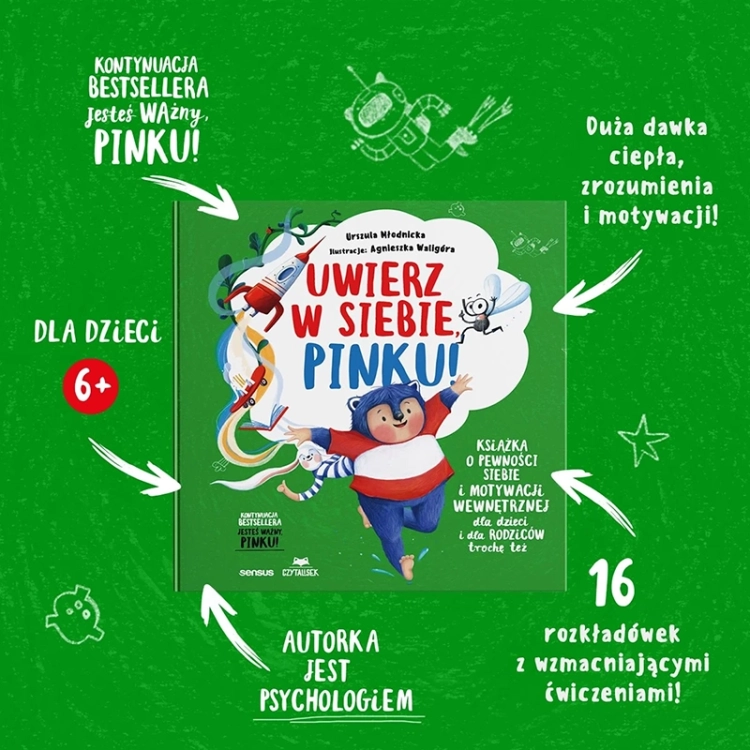 Uwierz w siebie, Pinku! Książka o pewności siebie i motywacji wewnętrznej dla dzieci i rodziców trochę też2.webp