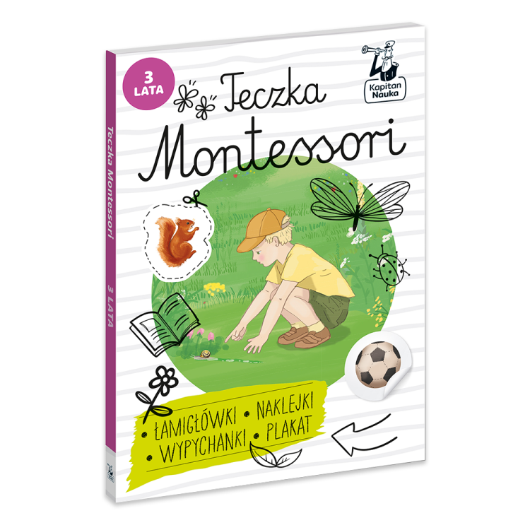 Teczka Montessori. 3 lata. Kapitan Nauka. Montessori.png