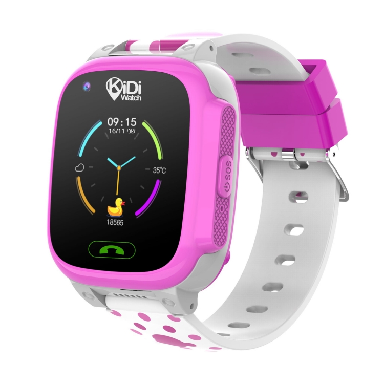 Smartwatch dla dziecka z lokalizacją GPS KiDiZ Top różowy2.png