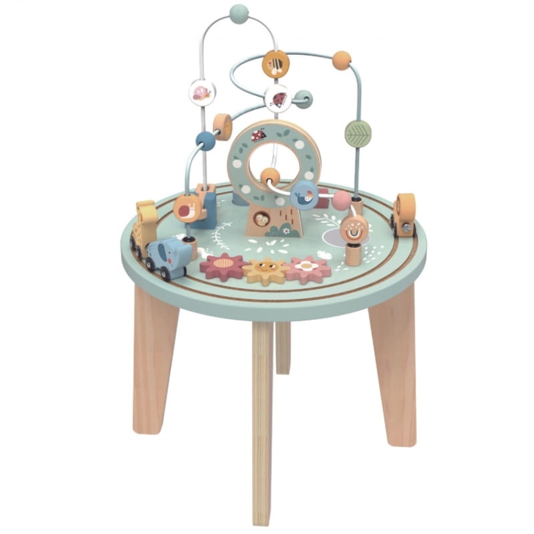 TOOKY TOY Drewniany Stół Aktywności Montessori Pętla Motoryczna.jpg