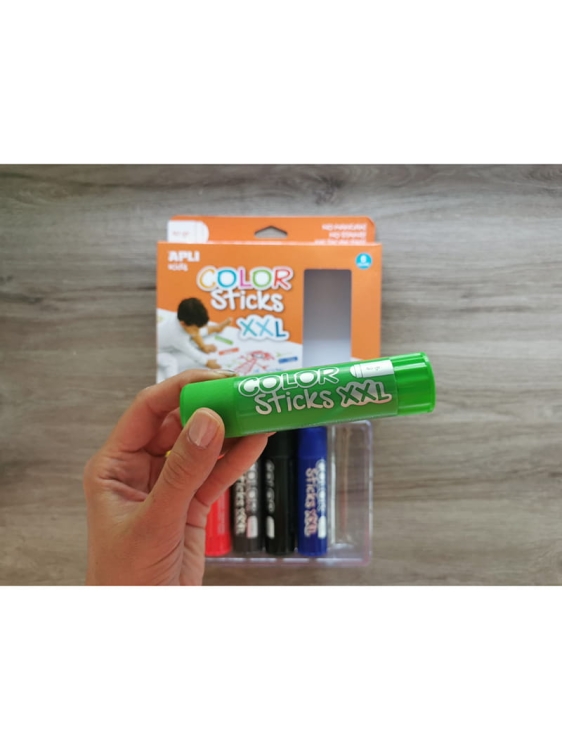 Farby w kredce XXL Apli Kids - 6 kolorów3.jpg