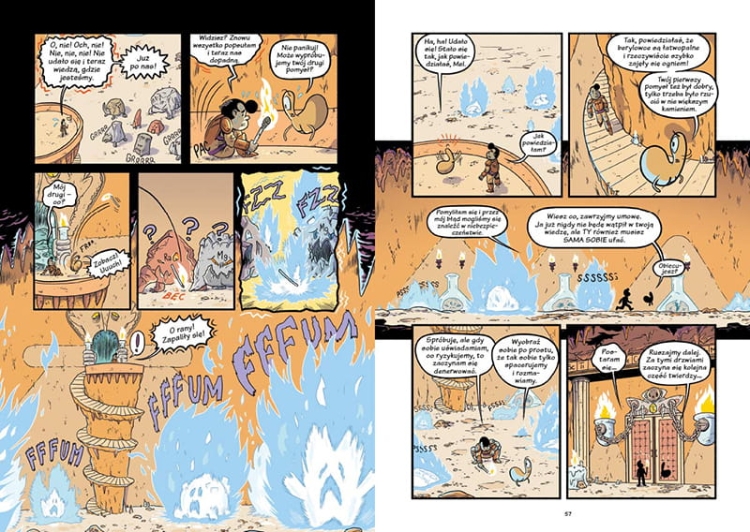 Pierwiastki. Tajemnice cząstek budujących świat. Naukomiks6.png