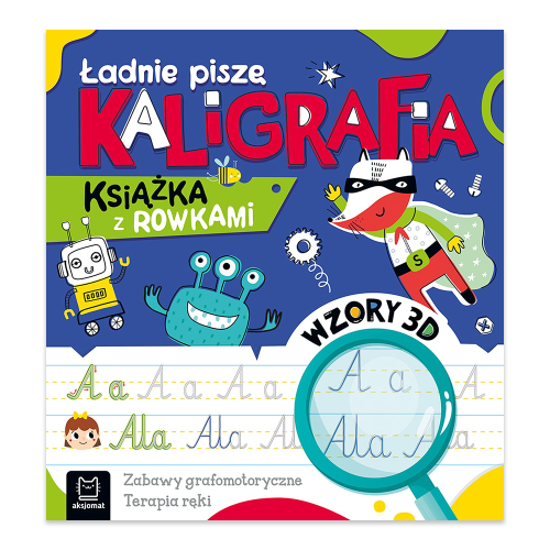 Ładnie piszę. Kaligrafia. Książka z rowkami. Wzory 3D.png